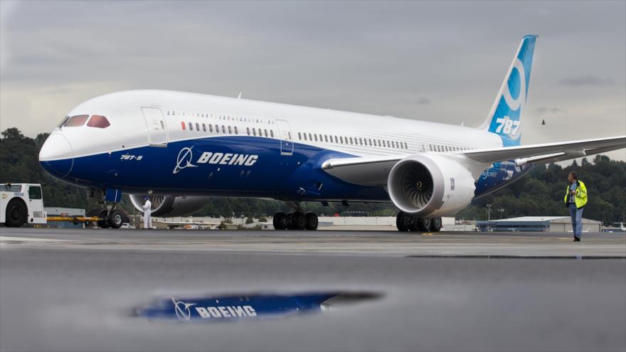 Un avión 787-9 Dreamliner en el campo de la compañía aérea Boeing en Seattle, Estados Unidos, 16 de marzo de 2018.