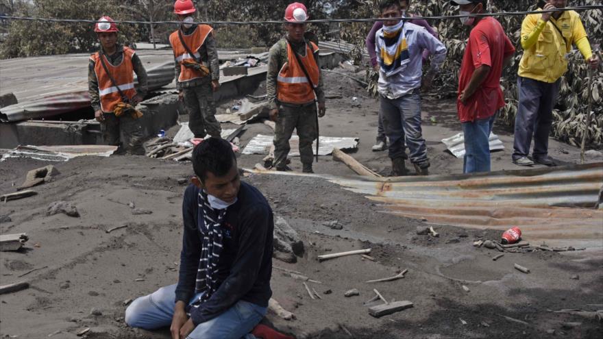 Sube a 109 la cifra de muertos por volcán de Fuego en Guatemala