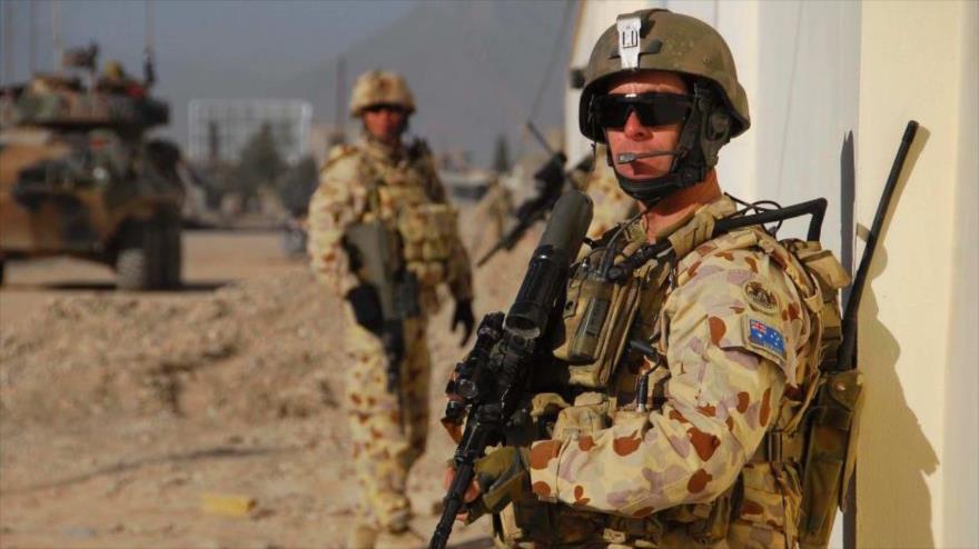 Soldados australianos desplegados en Afganistán para luchar contra los insurgentes.