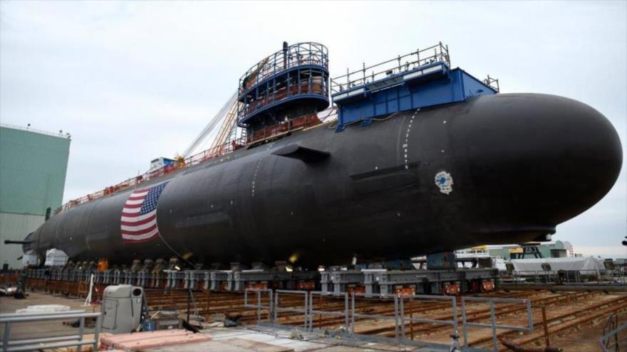 El submarino de la Marina de EE.UU., USS Colorado.