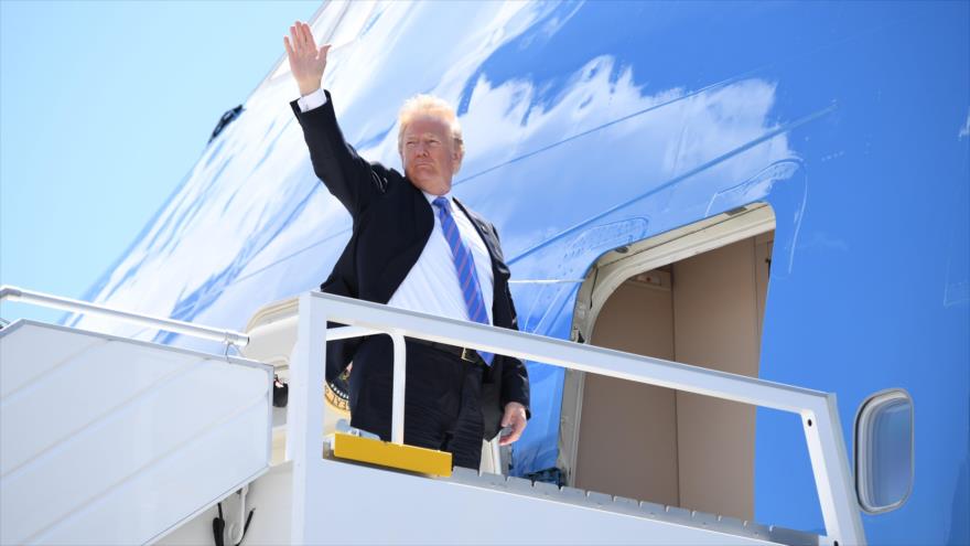 Trump retira desde su avión la firma de EEUU de la declaración del G7