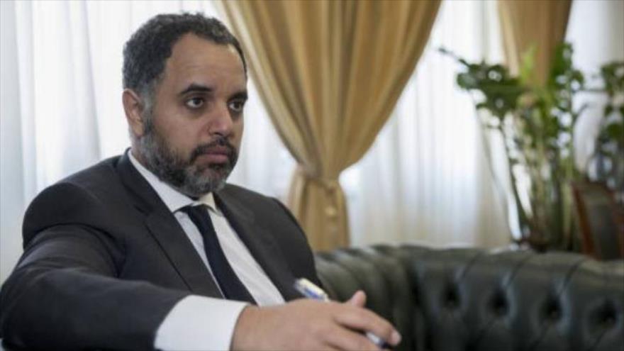 El embajador de Catar en Rusia, Fahad bin Mohammed Attiyah, en la sede diplomática en Moscú.