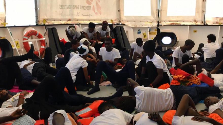 Barco Aquarius, caso que conmociona al mundo, se dirige a España