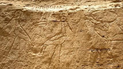 Hallan pinturas rupestres y tumbas prehistóricas en Egipto