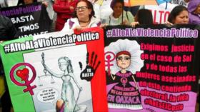 Mexicanos protestan para exigir alto a la violencia política