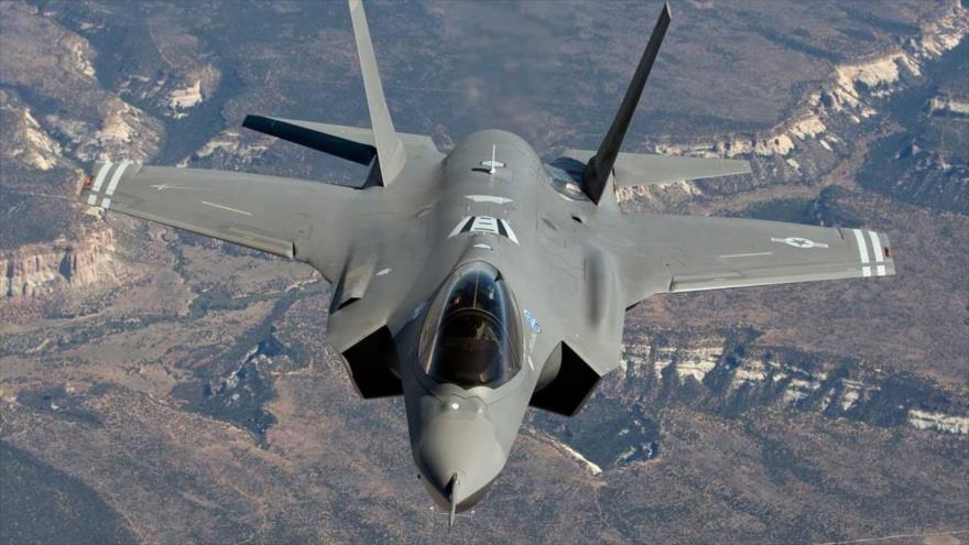 Un F-35A Lightning II, fabricado por Lockheed Martin.