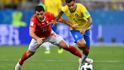 Brasil iguala 1-1 con Suiza en su debut en el Mundial de Rusia