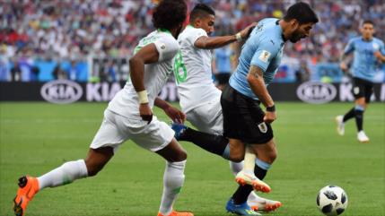 Uruguay vence 1-0 a A. Saudí y clasifica a octavos del Mundial Rusia