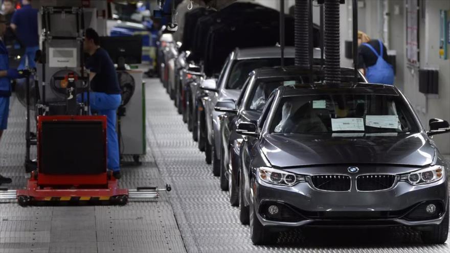 Línea de montaje de BMW en Alemania