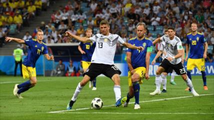 Alemania derrota 2-1 a Suecia y cobra vida en el Mundial 2018