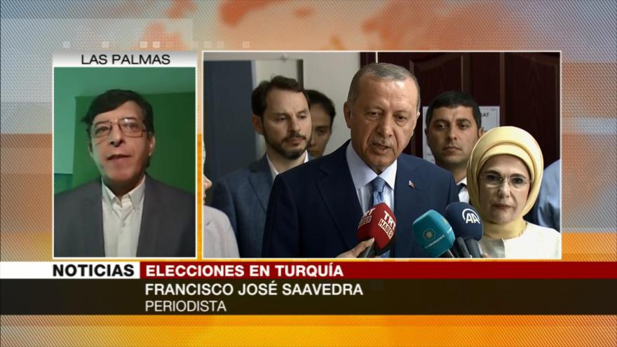 José Saavedra: Erdogan será hombre fuerte de Turquía en comicios