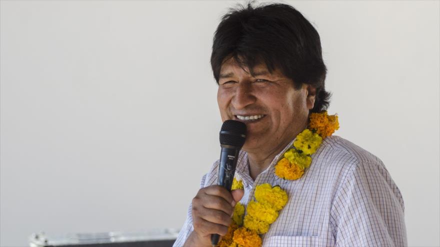 El presidente de Bolivia, Evo Morales, en Tarija, 23 de junio de 2018.