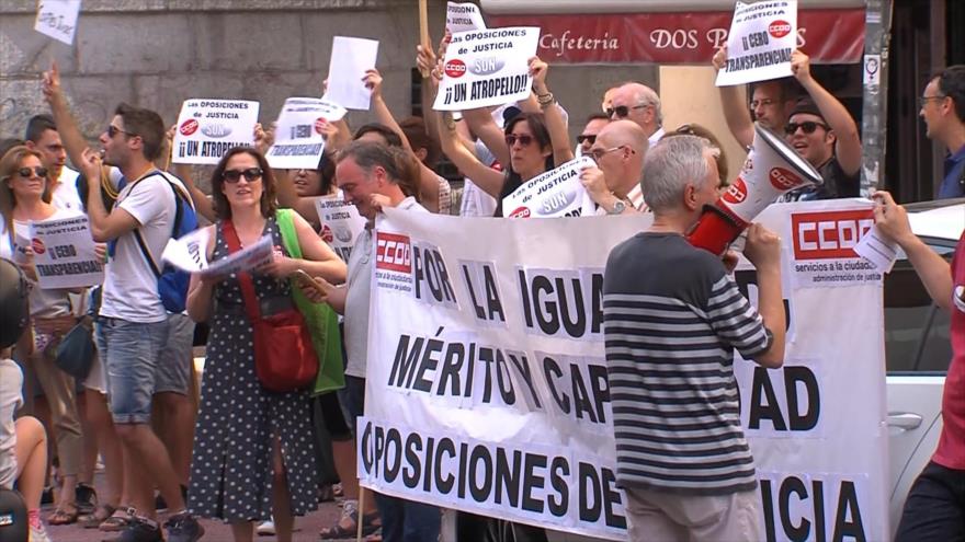 Denuncian violación de derechos de opositores a Justicia española