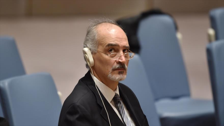 El embajador sirio ante la Organización de las Naciones Unidas (ONU) , Bashar al-Jafari.