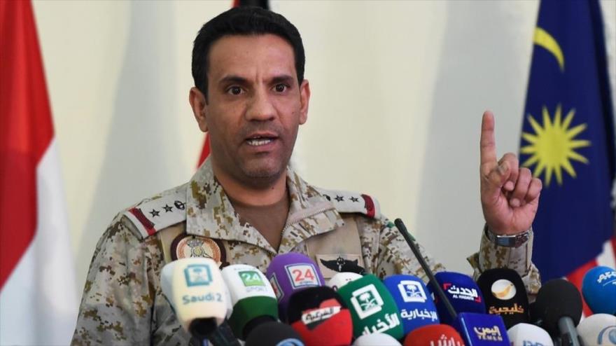 El portavoz de la coalición saudí contra Yemen, Turki al-Maliki.