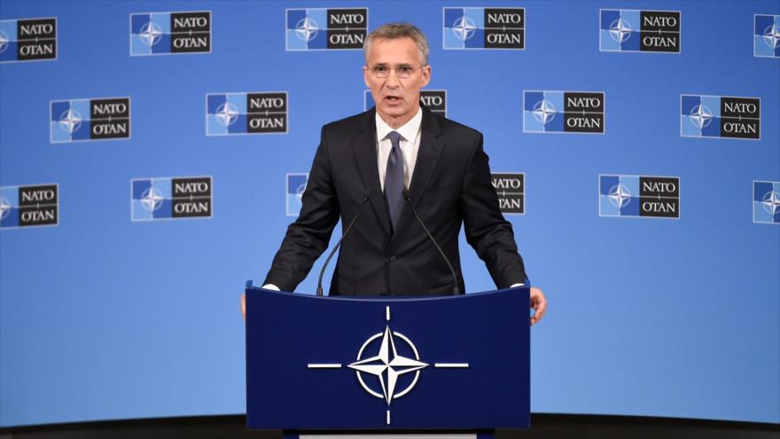 El secretario general de la Organización del Tratado del Atlántico Norte (OTAN), Jens Stoltenberg, 7 de junio de 2018.