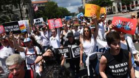 Detenidas 575 manifestantes contra políticas migratorias de Trump