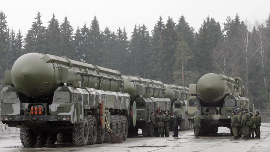 Misiles nucleares del Ejército de Rusia.
