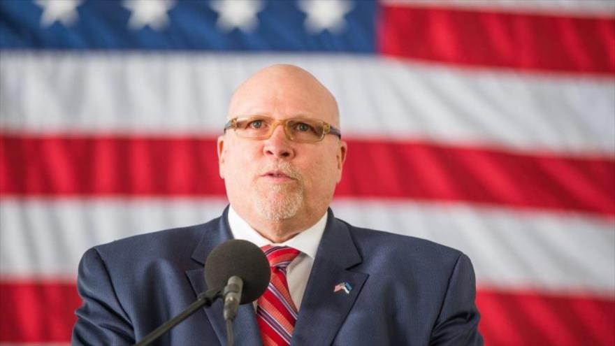 El embajador de Estados Unidos en Estonia, Jim Melville.