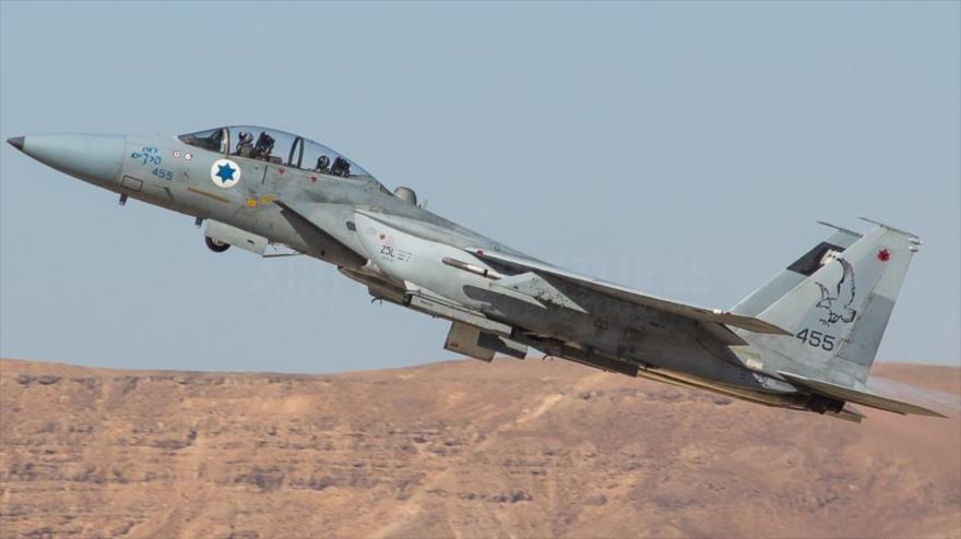 Un cazabombardero F-15 Strike Eagle israelí, de producción estadounidense.
