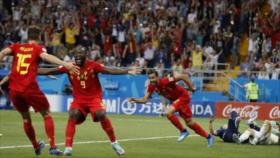 Bélgica supera 3-2 a Japón en la última jugada y está en cuartos