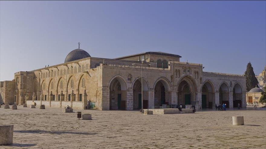 Una visión general de la Mezquita Al-Aqsa, en la ciudad de Al-Quds (Jerusalén), 15 de junio de 2018.