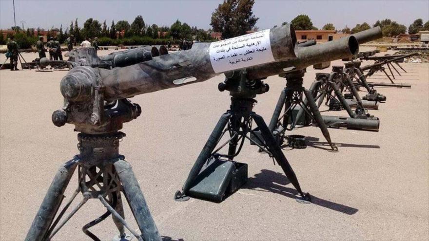 Los lanzadores de misiles antitanques estadounidense TOW que han sido entregdos al Ejército sirio.