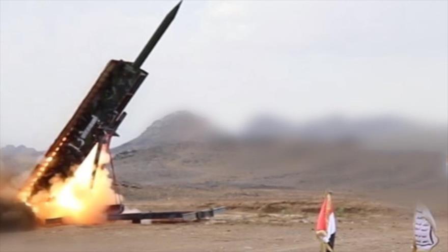 Yemen presenta plataforma subterránea de lanzamiento de misiles