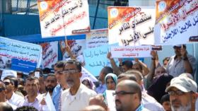 Trabajadores de la UNRWA salen a protestar debido a su despido