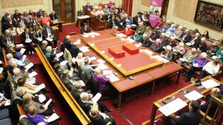 Una sesión del Senado de Irlanda.