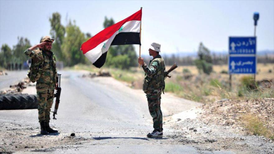 Ejército sirio retoma 230 km2 de territorio en frontera de Jordania