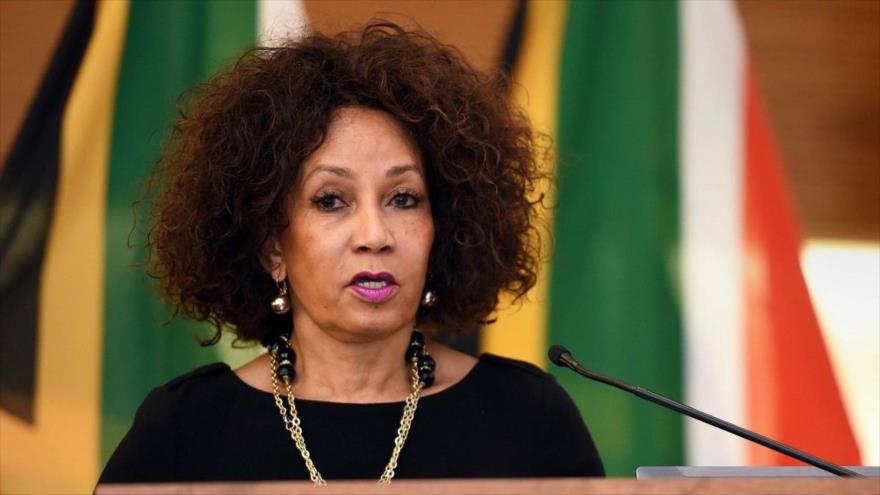 Lindiwe Sisulu, ministra de Asuntos Exteriores y de Cooperación de Sudáfrica.