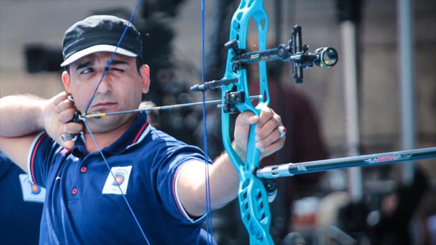 Esmail Ebadi, arquero de la seleción iraní de Tiro con Arco.