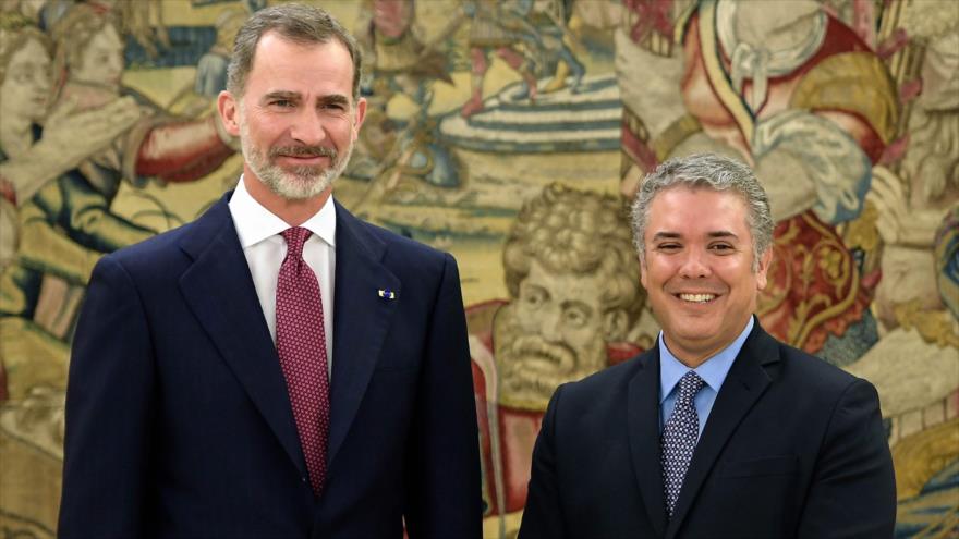 Duque busca una coalición contra Venezuela entre Colombia y España
