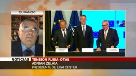 Adrian Zelaia: Confrontación con Rusia sería costosa para la OTAN