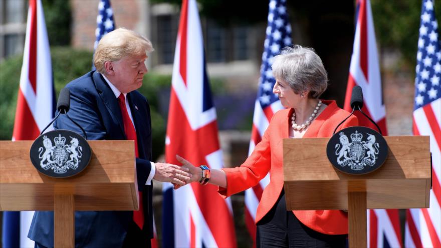 Trump y May acuerdan mostrar ‘fuerza’ a Rusia y presionar a Irán