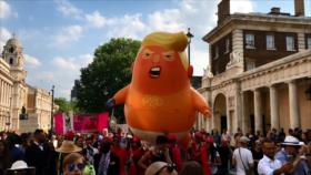 Más de cien mil británicos le dicen a Trump que no es bienvenido