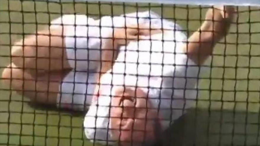 Vídeo: Un tenista se hace Neymar en Wimbledon y desata risas