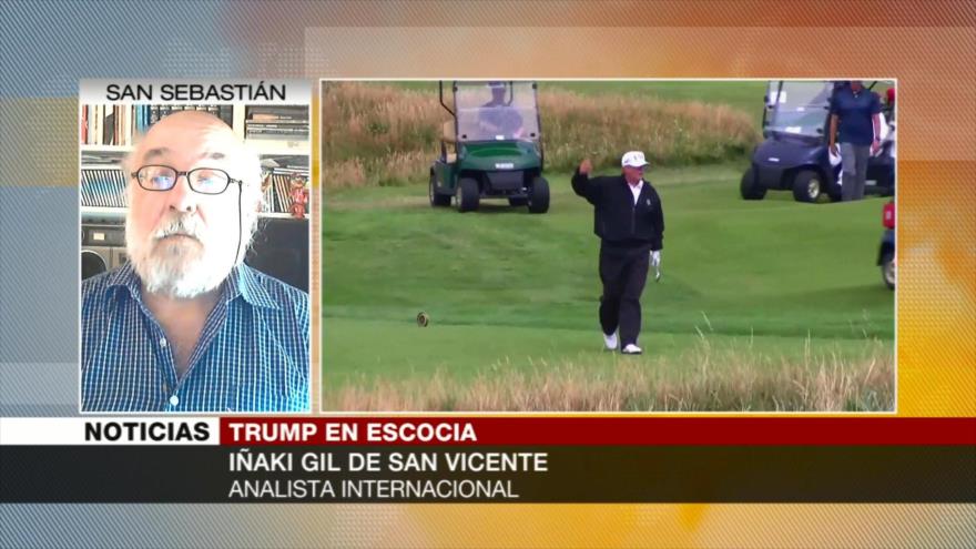 San Vicente: Trump considera Escocia una de sus colonias