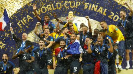 Francia derrota 4-2 a Croacia y se corona como campeón del Mundial