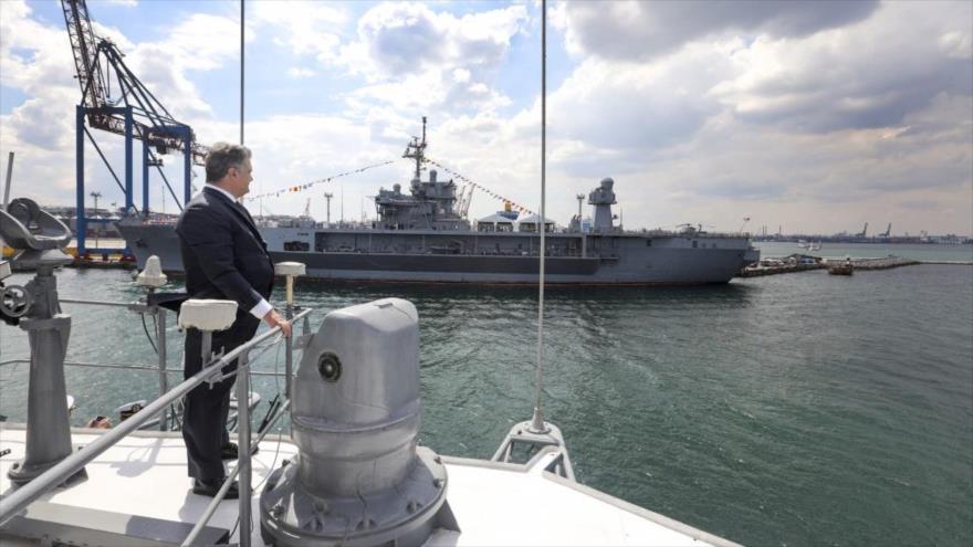 Ucrania y OTAN maniobras marítimas para desafiar a Rusia