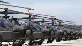 Taiwán despliega 15 Apache en medio de tensiones con China