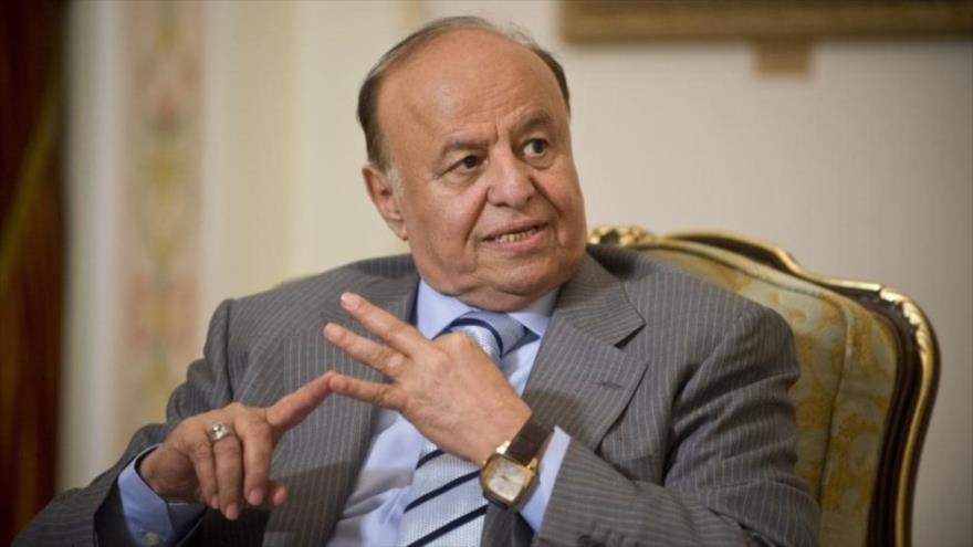 El expresidente prófugo yemení Abdur Rabu Mansur Hadi.