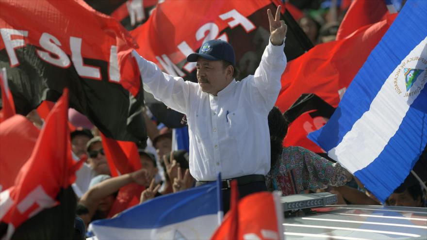  Ortega denuncia guerra mediática y armada de EEUU en Nicaragua