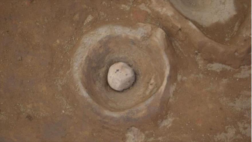 Taller de alfarería, descubierto cerca del río Nilo en la provincia de Asuán, en el sur de Egipto, 19 de julio de 2018.
