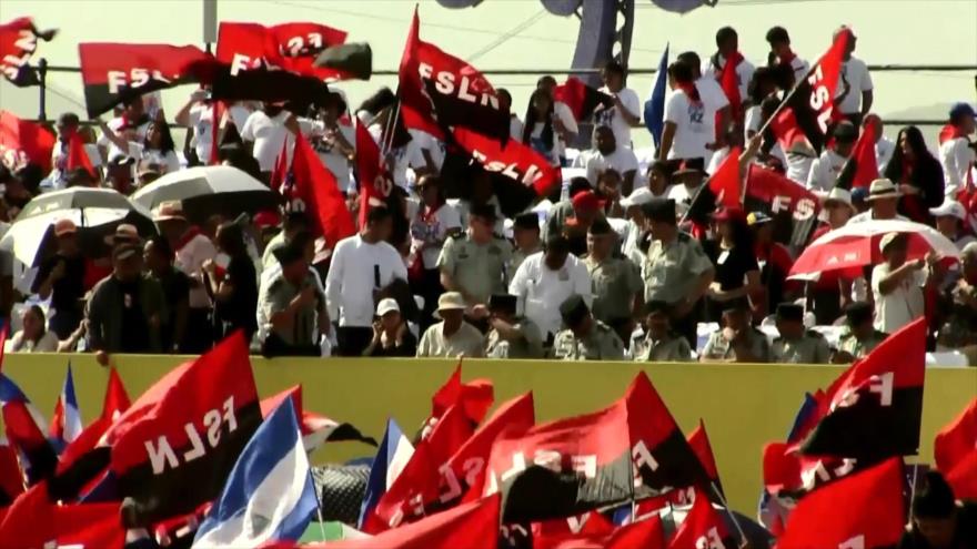 Nicaragüenses recuerdan aniversario de la Revolución Sandinista
