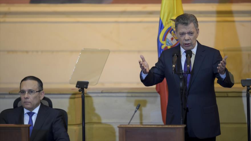 Santos: Colombia debe seguir a la vanguardia contra Venezuela