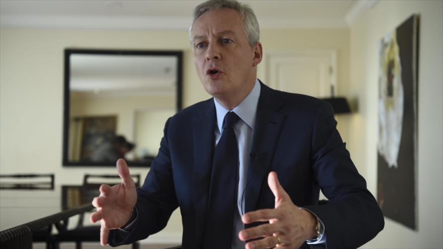 El ministro de Economía de Francia, Bruno Le Maire, durante una entrevista con AFP en Buenos Aires (capital de Argentina), 21 de julio de 2018.