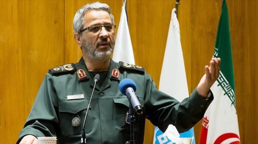 El jefe de la Fuerza de la Resistencia Popular de Irán (Basich), el general de brigada Qolam Hosein Qeibparvar.