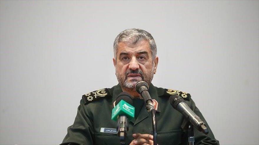 El comandante en jefe del Cuerpo de Guardianes de la Revolución Islámica (CGRI) de Irán, Mohamad Ali Yafari.